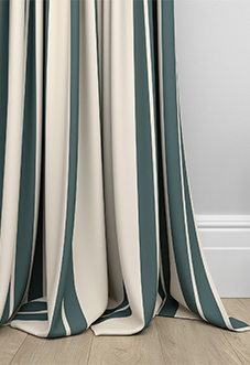 The British Stripe Co. Edward, Teignbridge No.1 - Made to Measure Curtains